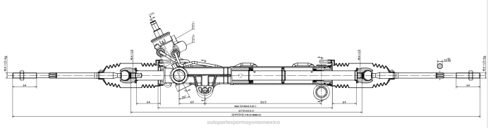 autopartes México - cremallera de dirección asistida 26079913 ZP2F2713 BUICK