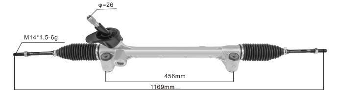 autopartes Mexico Cancun - cremallera de dirección asistida 26257889 ZP2F2701 CHEVROLET