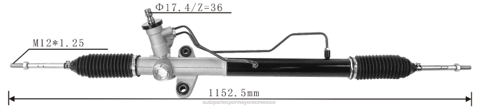 platino autopartes México - cremallera de dirección asistida 44200-bz142 ZP2F2809 DAIHATSU