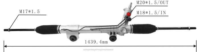 autopartes México - cremallera de dirección asistida 55366-383ad-ae ZP2F2783 DODGE/CHRYSLER