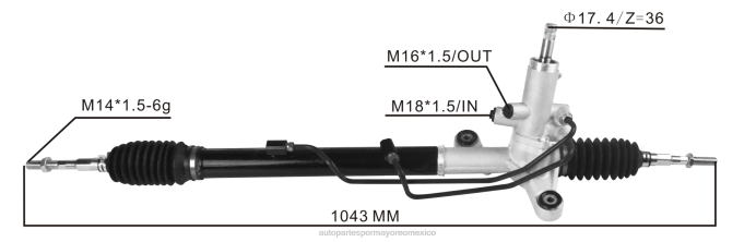 piezas de direccion automovil - cremallera de dirección asistida 53601-sna-a52 53601-sna-a04 71632-26010 ZP2F2527 HONDA