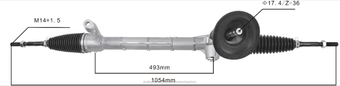 piezas de recambio automóvil - Cremallera de dirección asistida 51336-s04-001 53400-t9a-003 ZP2F2540 HONDA