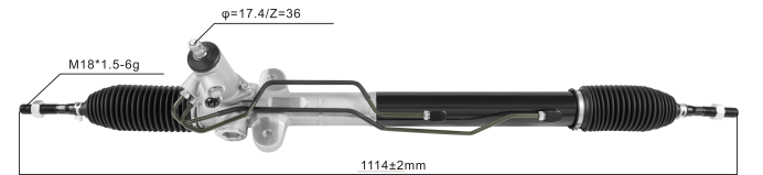 hutchinson autopartes México - Cremallera de dirección asistida 57700-2b210 57700-0w100 57700-0w000 26-2450 57700-2p100 577001u000 ZP2F2726 HYUNDAI/KIA