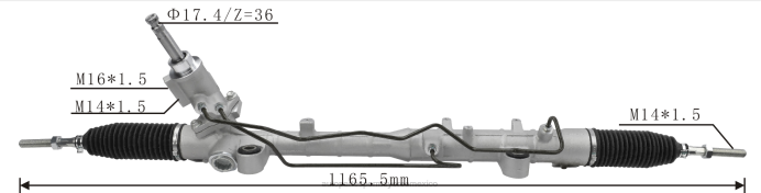 autopartes México - cremallera de dirección asistida eg21-32110r0j ZP2F2633 MAZDA