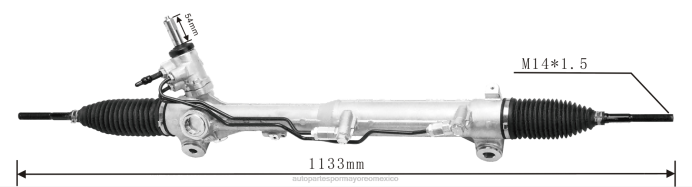 autopartes Mexico Cancun - cremallera de dirección asistida uc2a-32-110d ZP2F2641 MAZDA
