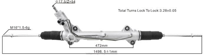 autopartes Mexico Leon gto - cremallera de dirección asistida a9064601800 a9064621301 ZP2F2432 MERCEDES-BENZ/BMW