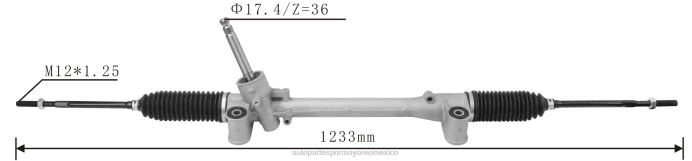 autopartes Mexico Cancun - cremallera de dirección asistida 4410a414 4410a497 ZP2F2561 MITSUBISHI