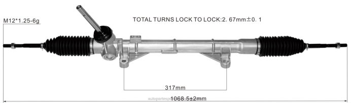 autopartes México - cremallera de dirección asistida 48001-1ka0d 48001-1ka0b 48001-1ka0e 48001-1ka0a ZP2F2583 NISSAN