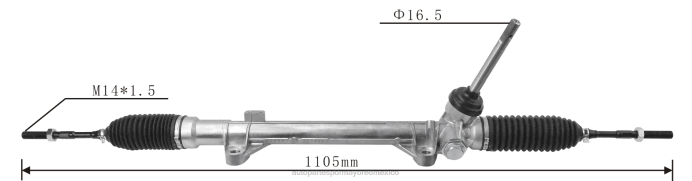 piezas de direccion automovil - cremallera de dirección asistida 48001-jg00a 48001-jg00b ZP2F2587 NISSAN