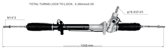 autopartes Mexico Cancun - cremallera de dirección asistida 34010442b ZP2F2781 VOLVO