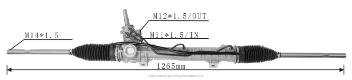 napa autopartes México - Cremallera de dirección asistida 4000.ge 4000.ky 4000.kw 4000.jr 4000zx 4000qs 4000zj 4000nk 4000ge 4000nn 4000qp 4000zk 4001.vj 4001.72 4000zw 4000.e7 4000 ky ZP2F2658 PEUGEO