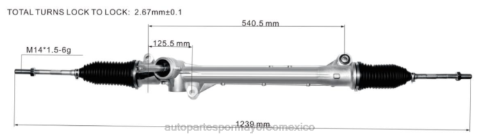 autopartes México opiniones - cremallera de dirección asistida 10671656 ZP2F2834 ROEWE