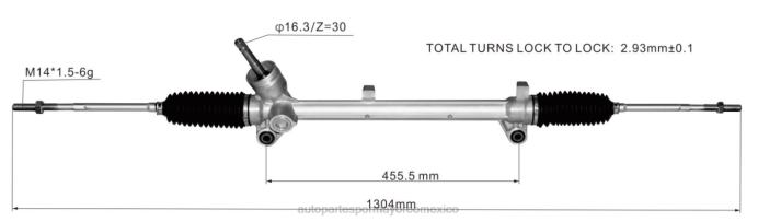 autopartes Mexico Cancun - cremallera de dirección asistida 10138018 ZP2F2831 ROEWE
