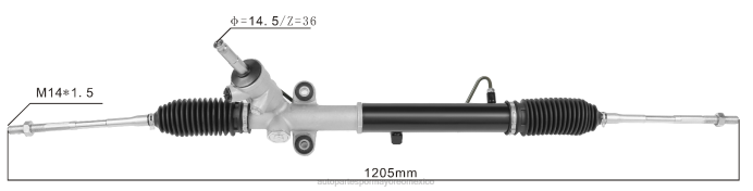 piezas de direccion automovil - cremallera de dirección asistida 34110-ag010 ZP2F2817 SUBARU