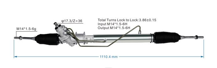 autopartes México opiniones - cremallera de dirección asistida 48580-65d51 ZP2F2614 SUZUKI