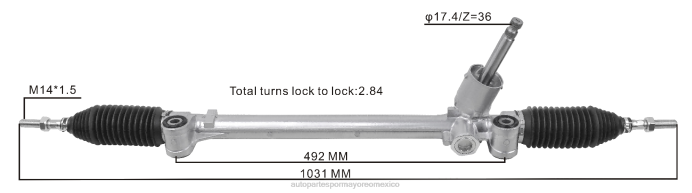 piezas de recambio automóvil - cremallera de dirección asistida 48580-71l13 ZP2F2620 SUZUKI