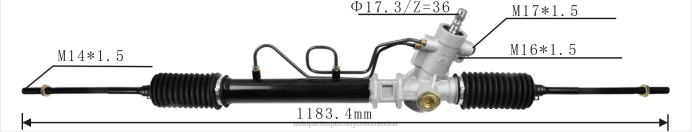 autopartes Mexico Leon gto - cremallera de dirección asistida 44250-12290 44250-12420 44250-12350 44250-12370 44250-12530 44250-12570 ZP2F2472 TOYOTA