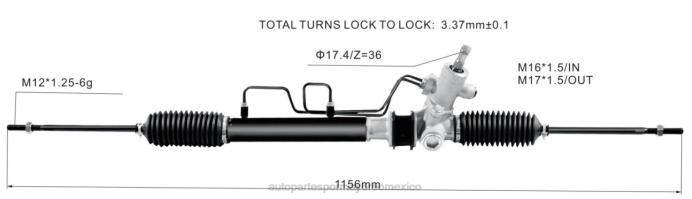 hutchinson autopartes México - cremallera de dirección asistida 44250-10160 44250-0a010 44250-0a011 44250-0a012 44250-0a020 ZP2F2516 TOYOTA