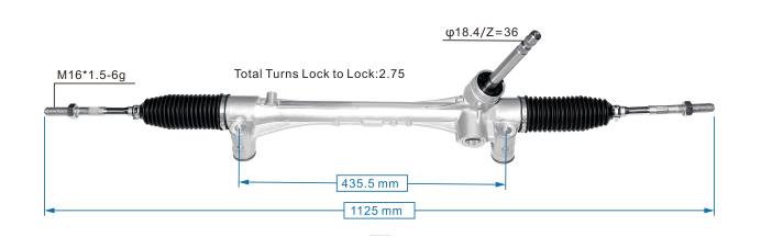napa autopartes México - cremallera de dirección asistida 45510-f4020 45510-0a020 ZP2F2508 TOYOTA