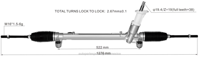 autopartes México opiniones - cremallera de dirección asistida lx6c3a500a1a lx6z-3504-ba ZP2F2674 FORD