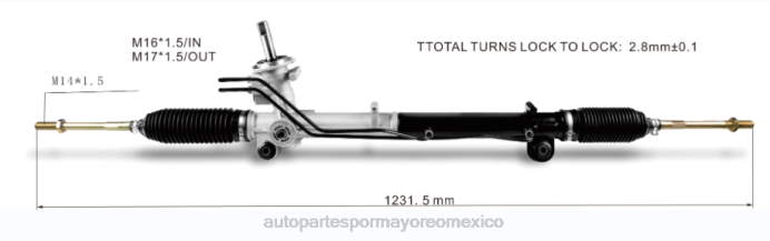 autopartes Mexico Cancun - Cremallera de dirección asistida e3b13200a1b j7bz3504p ZP2F2661 FORD