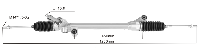 autopartes Mexico Leon gto - Cremallera de dirección asistida ae8z-3504-a 1836240 1753627 1745237 1543718 ZP2F2662 FORD