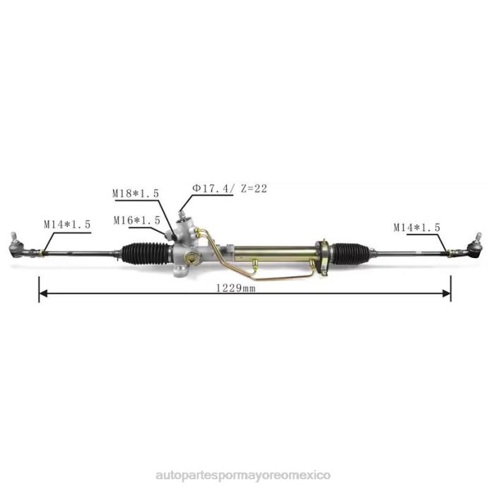 autopartes Mexico Cancun - cremallera de dirección asistida 1h1422055 ZP2F1471 VOLKSWAGEN