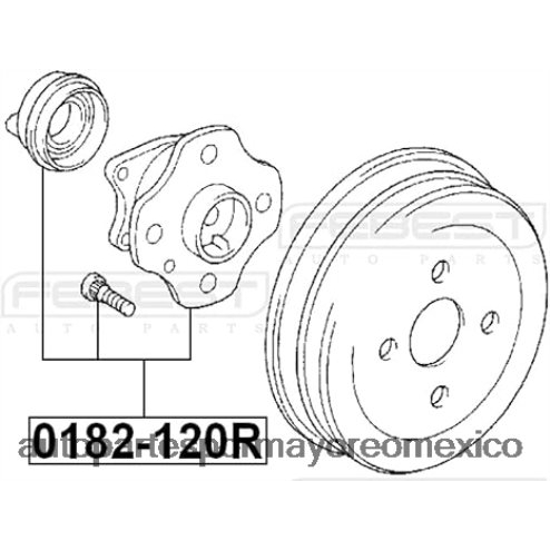 napa autopartes México - 26TP4T18 4245012051 - cubo de rueda